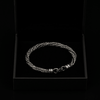 Thumbnail for Espiga Carácter — Silver Bracelet 950 - nativosjewelry