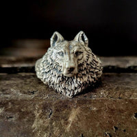 Thumbnail for Lobo Predator — Anillo Plata 950 - nativosjewelry