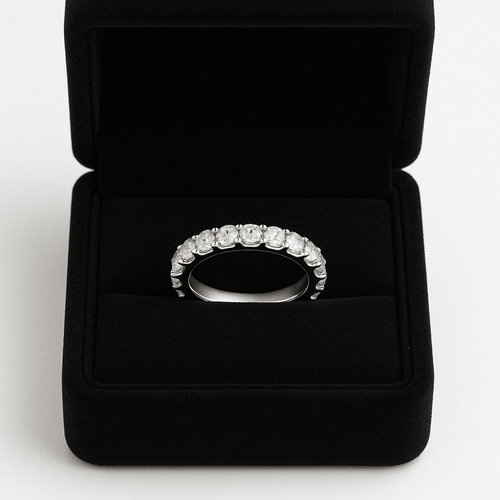 Tennis Iced — Anillo Plata 950 - nativosjewelry