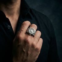 Thumbnail for Watchmaker — Anillo Plata 950 - nativosjewelry