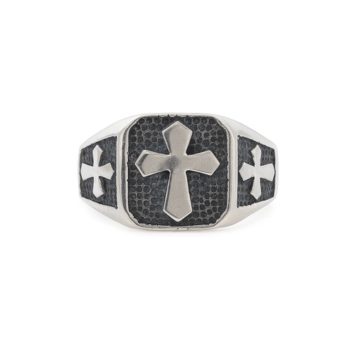Anillo 3 Cruces — Plata 950 - nativosjewelry