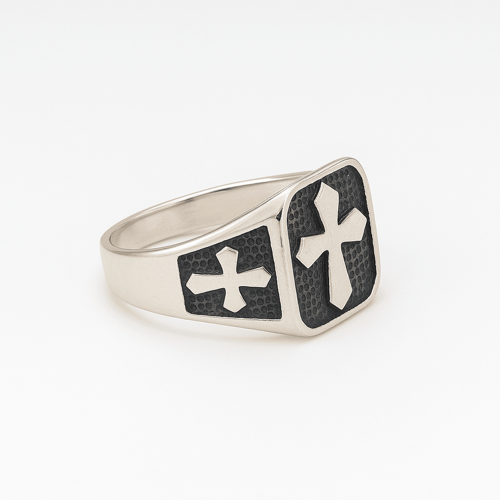 Anillo 3 Cruces — Plata 950 - nativosjewelry
