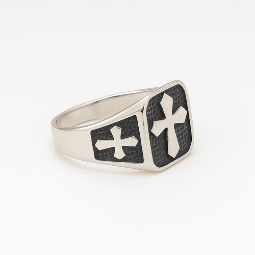 Anillo 3 Cruces — Plata 950 - nativosjewelry