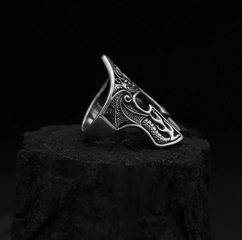 Anillo Espartano de Plata ley 950 - nativosjewelry