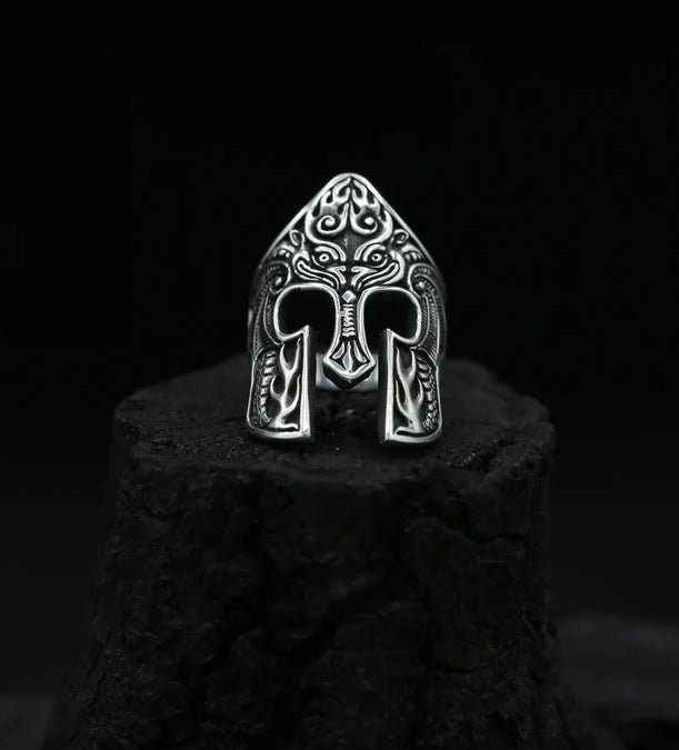 Anillo Espartano de Plata ley 950 - nativosjewelry