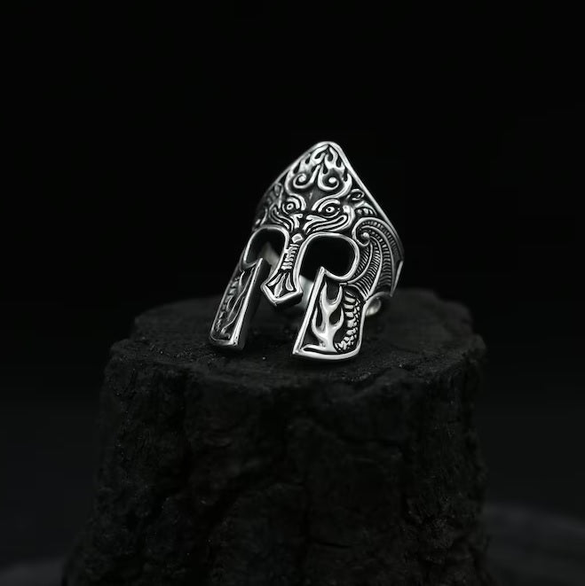 Anillo Espartano de Plata ley 950 - nativosjewelry