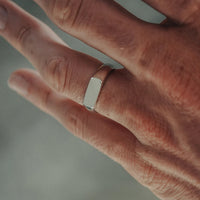 Thumbnail for Anillo sello Minimalista - nativosjewelry