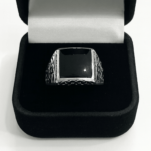 Carved — Anillo Plata 950 - nativosjewelry