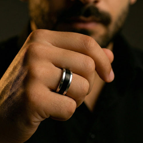 Eclipse — Anillo Plata 950 - nativosjewelry