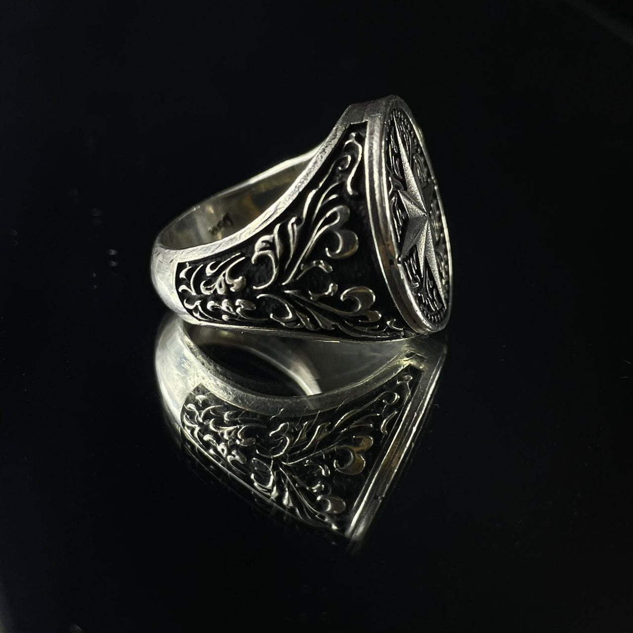 Estrella Polaris — Anillo Plata 950 - nativosjewelry
