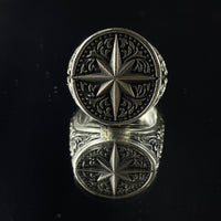 Thumbnail for Estrella Polaris — Anillo Plata 950 - nativosjewelry