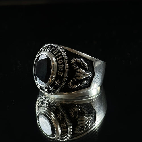 GOAT — Anillo Plata 950 - nativosjewelry