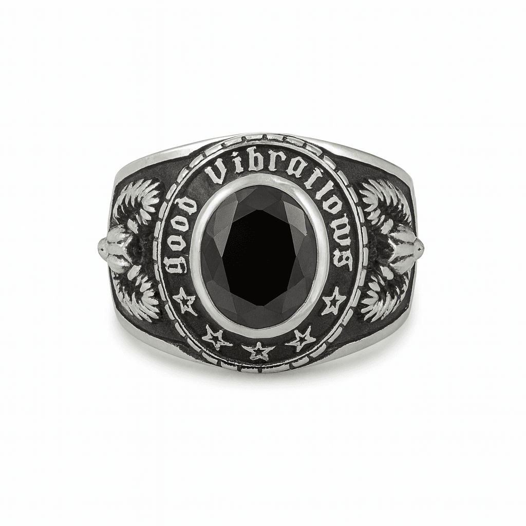 GOAT — Anillo Plata 950 - nativosjewelry