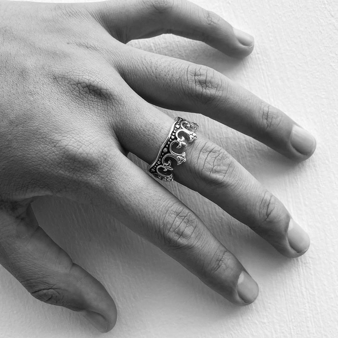 Royal Crown — Anillo Plata 950 - nativosjewelry
