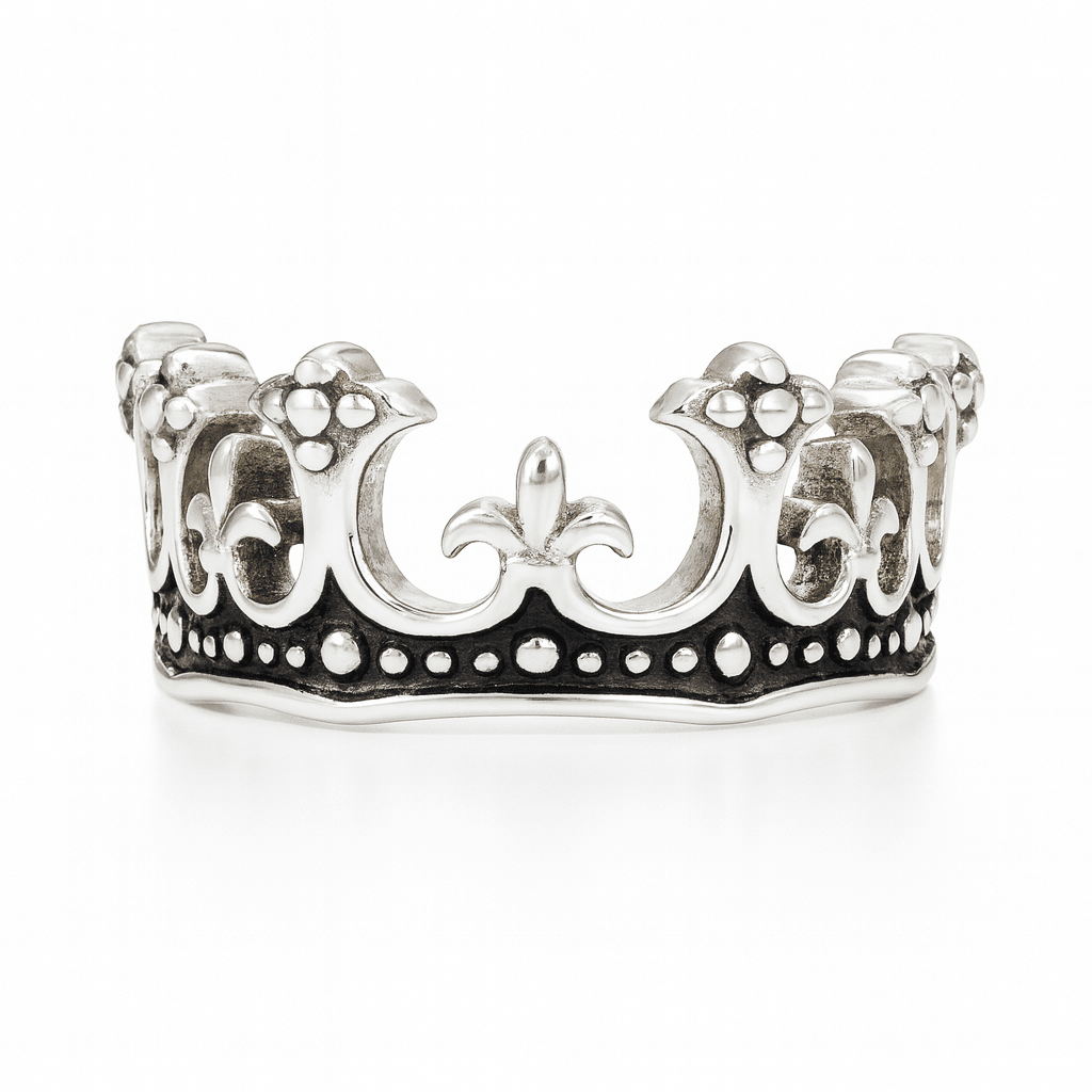 Royal Crown — Anillo Plata 950 - nativosjewelry