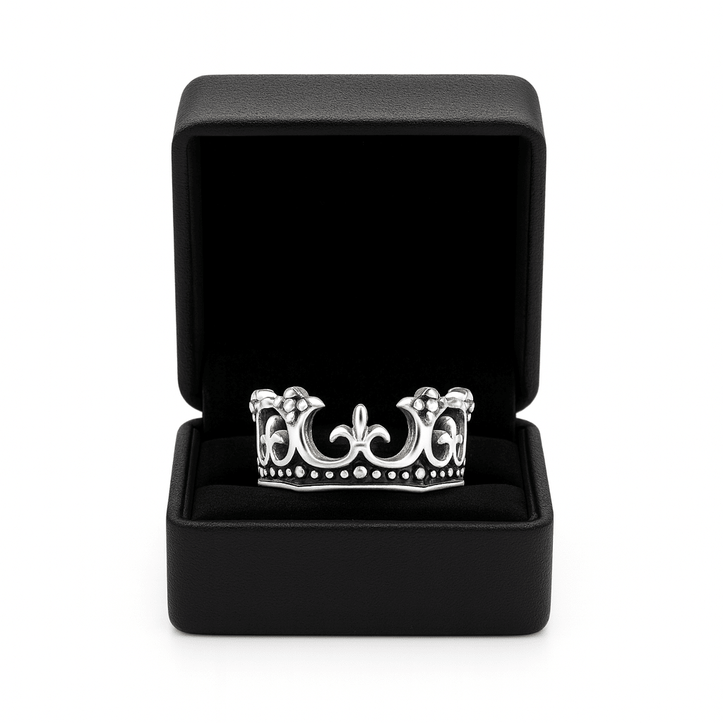 Royal Crown — Anillo Plata 950 - nativosjewelry