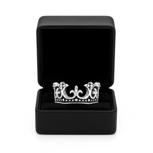 Royal Crown — Anillo Plata 950 - nativosjewelry