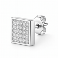 Thumbnail for Arete Tenis Plata 950 - nativosjewelry