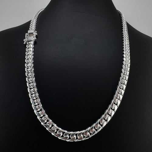 Cadena Cubana 10mm — Plata Ley 950 - nativosjewelry