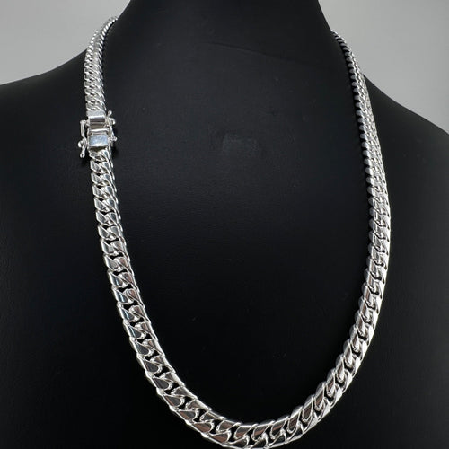 Cadena Cubana 10mm — Plata Ley 950 - nativosjewelry