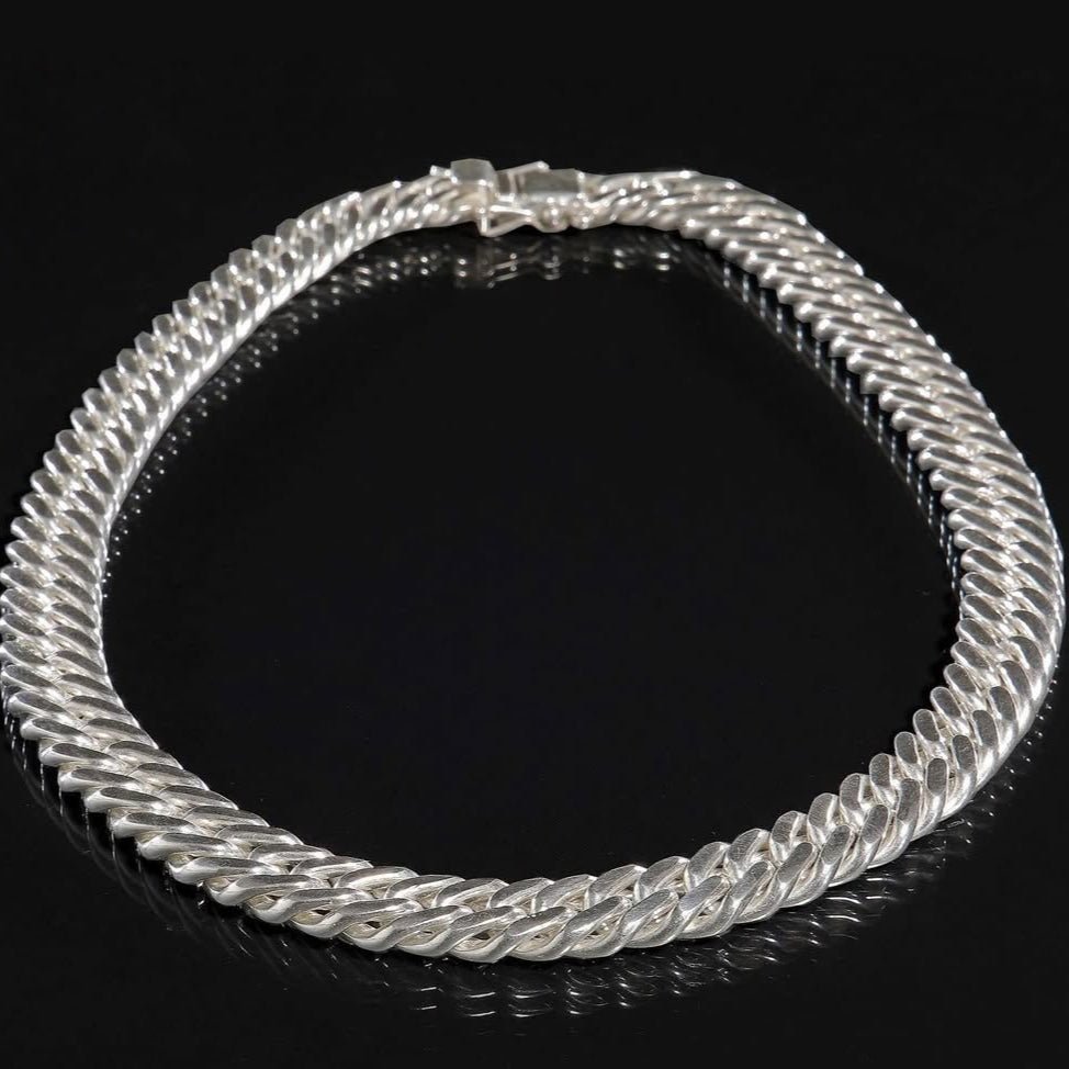 Cadena de Plata 950 Malla 15mm 50cm - nativosjewelry