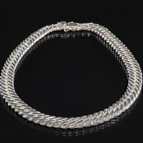 Cadena de Plata 950 Malla 15mm 50cm - nativosjewelry