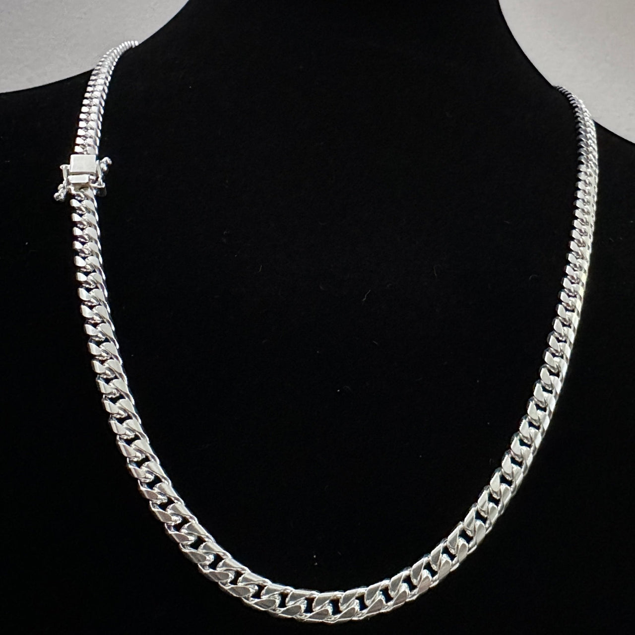 Cadena de Plata ley 950 Lomo de Corvina 60cm 6mm - nativosjewelry