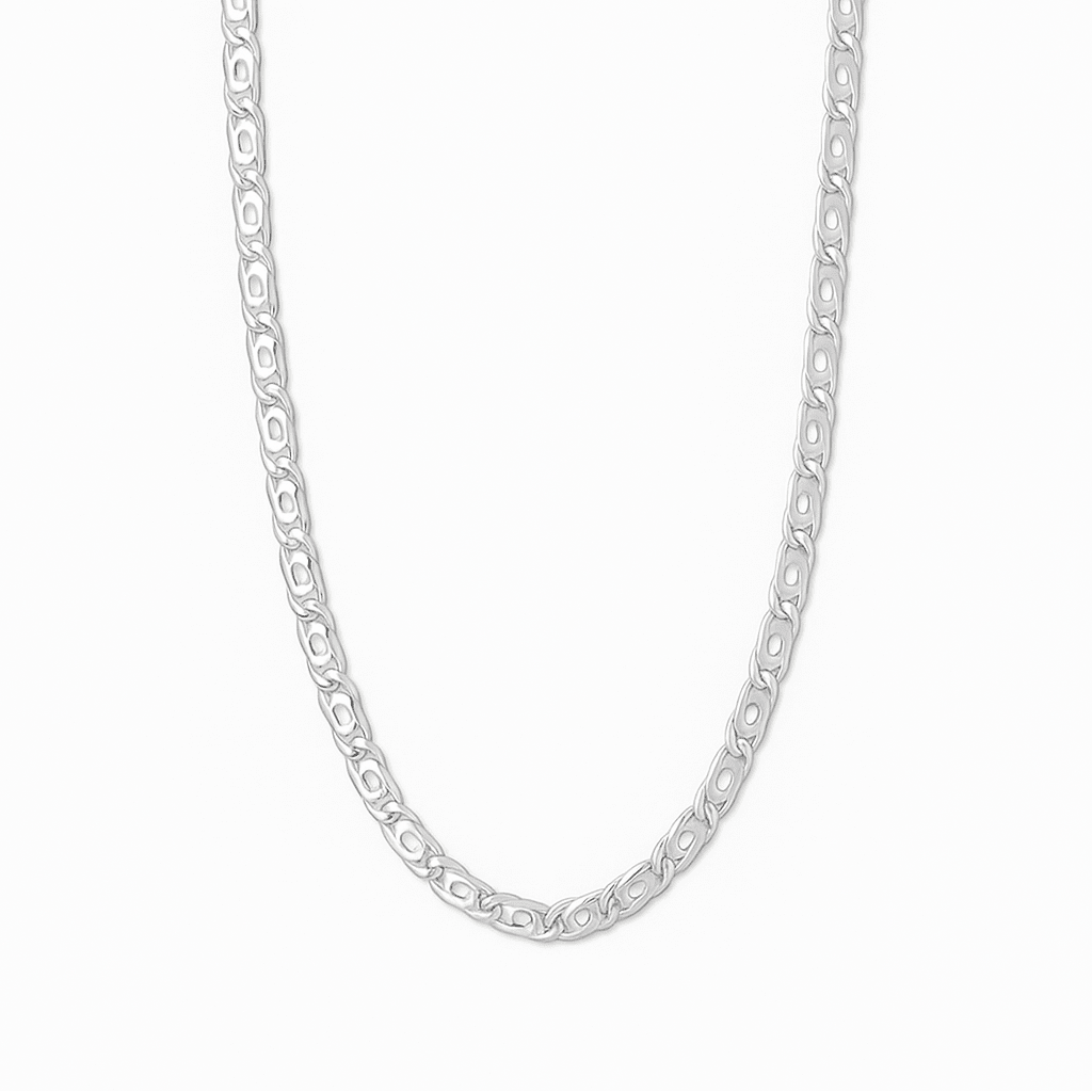 Cadena de Plata ley 950 Mónaco 4.5MM - nativosjewelry