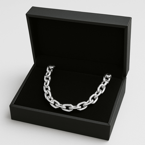 Cadena Forcet de Plata 950 6mm - nativosjewelry