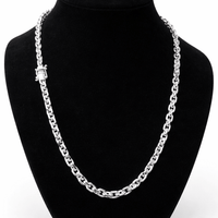Thumbnail for Cadena Forcet de Plata 950 6mm - nativosjewelry