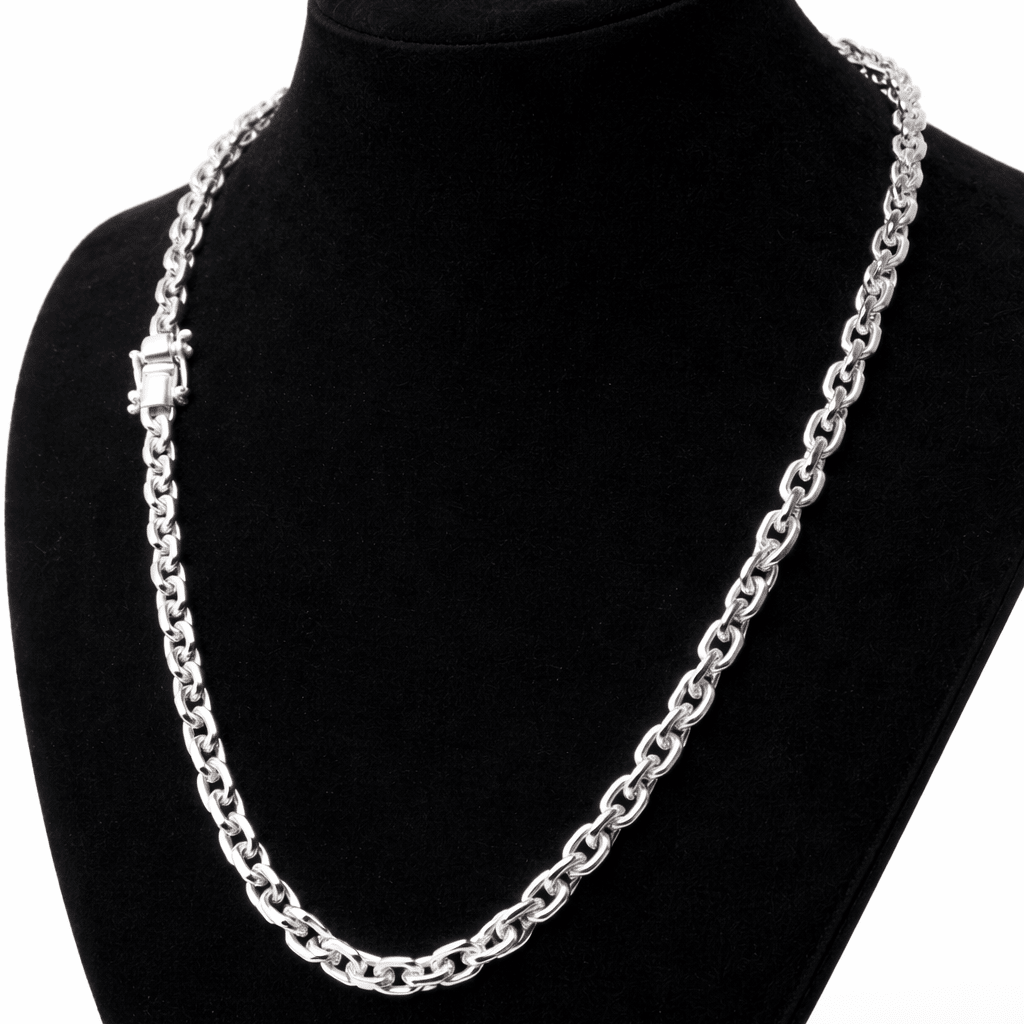 Cadena Forcet de Plata 950 6mm - nativosjewelry