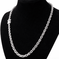 Thumbnail for Cadena Forcet de Plata 950 6mm - nativosjewelry