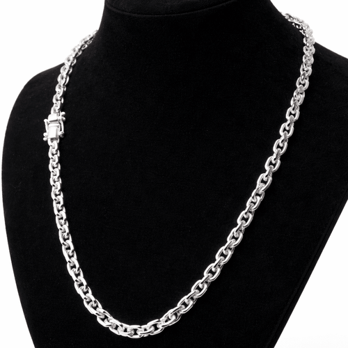 Cadena Forcet de Plata 950 6mm - nativosjewelry