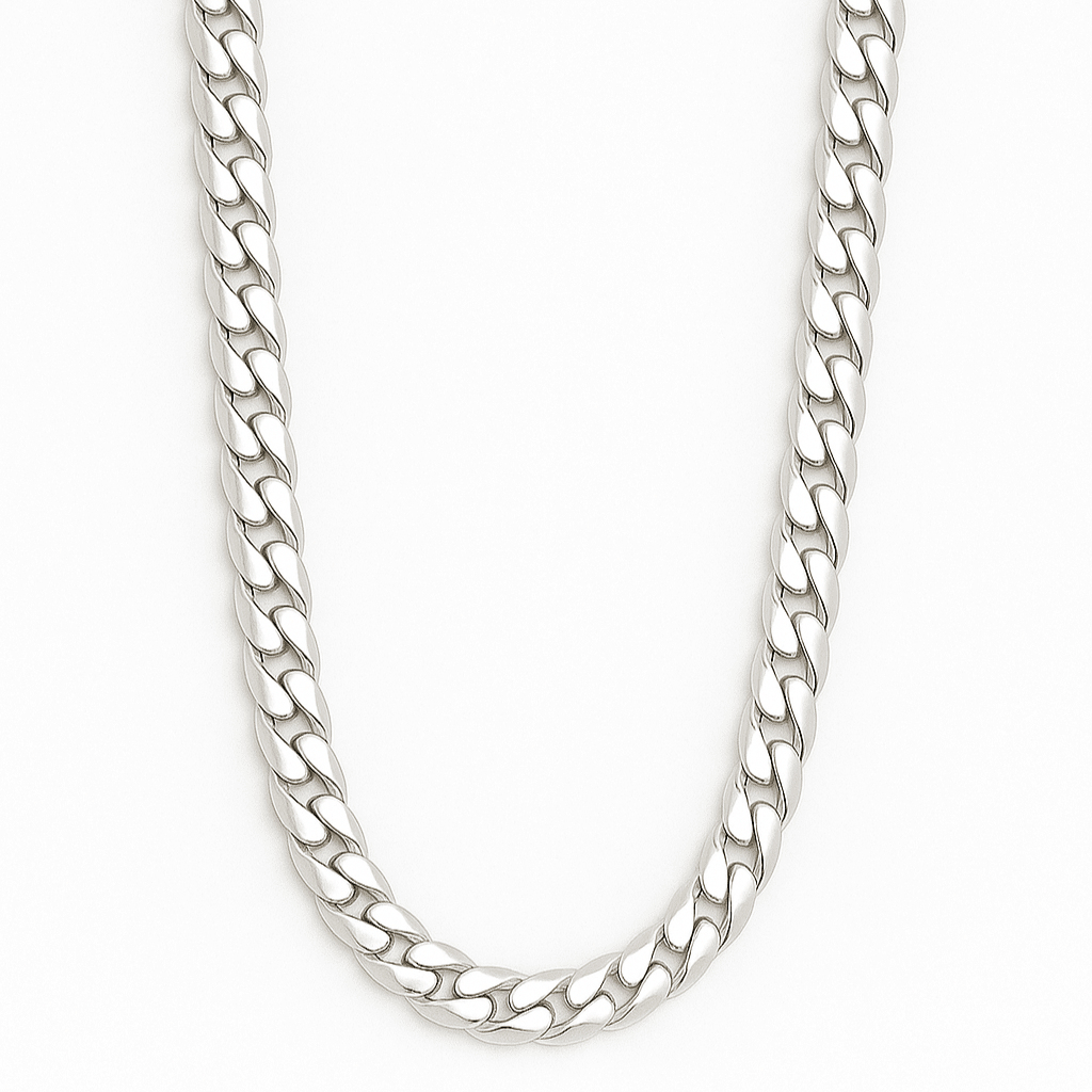 Cadena miami 5mm Plata 999 - nativosjewelry