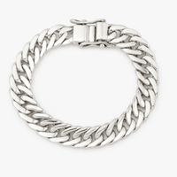 Thumbnail for Clásica Impacto 10mm — Silver Bracelet 950 (22cm) - nativosjewelry