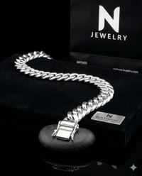 Thumbnail for Clásica Impacto 10mm — Silver Bracelet 950 (22cm) - nativosjewelry