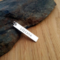 Thumbnail for Collar y placa personalizada Plata 950 - nativosjewelry