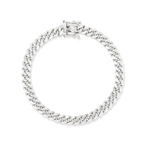 Thumbnail for Cuban Elegance 6mm — Silver Cuban Bracelet 999 (21cm) - nativosjewelry