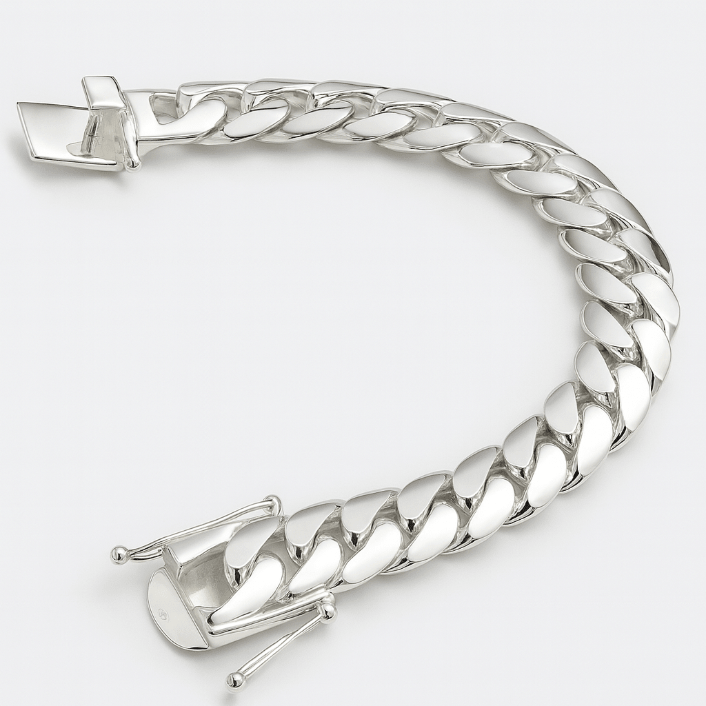 Cuban Titan 20mm — Silver Cuban Bracelet 999 (21cm / 8.5”) - nativosjewelry