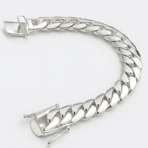 Cuban Titan 20mm — Silver Cuban Bracelet 999 (21cm / 8.5”) - nativosjewelry