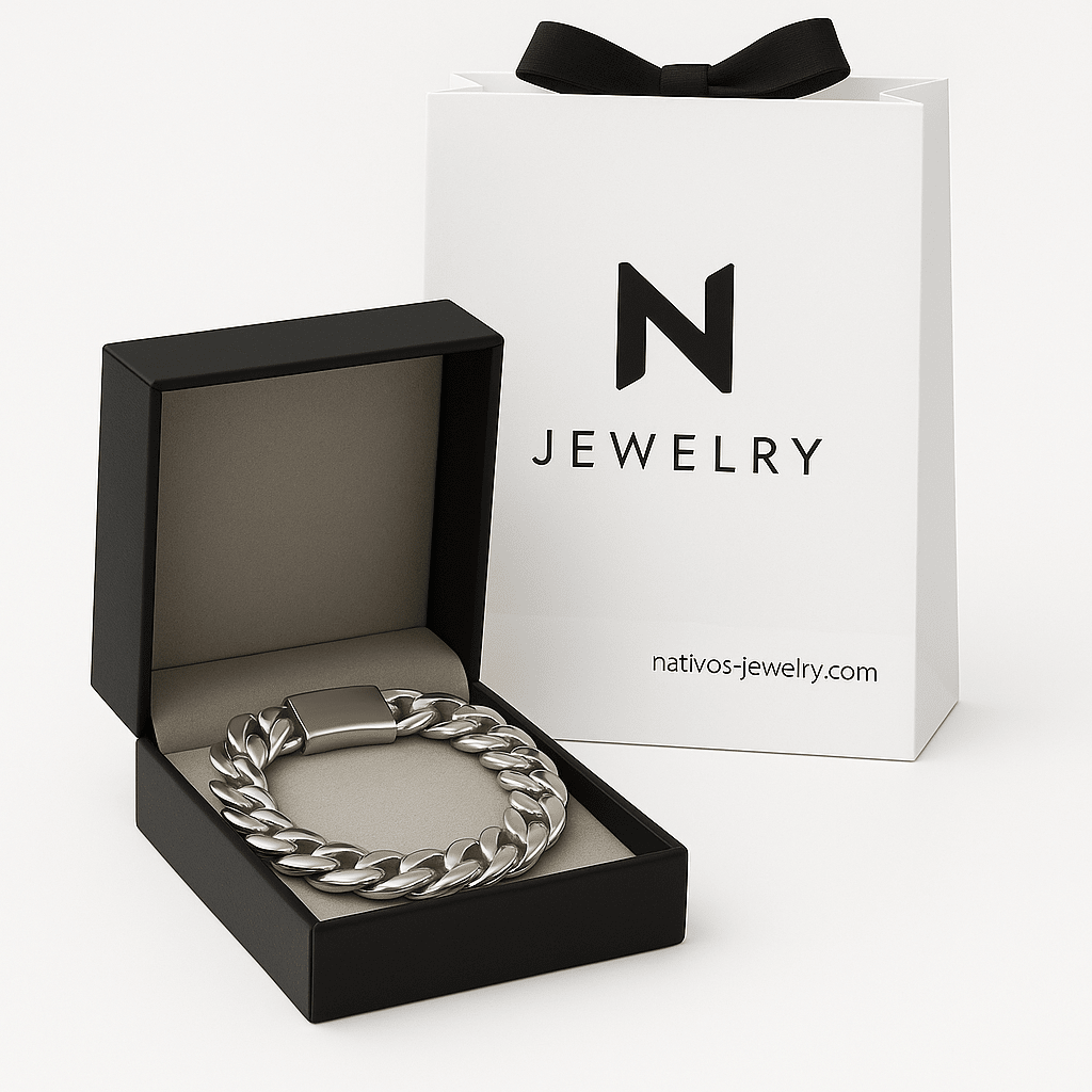 Cubana Poder 10mm — Silver Cuban Bracelet 999 - nativosjewelry