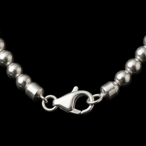 Cuentas Esencia — Silver Beaded Bracelet 950 - nativosjewelry