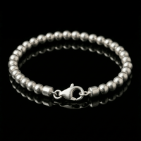 Thumbnail for Cuentas Esencia — Silver Beaded Bracelet 950 - nativosjewelry