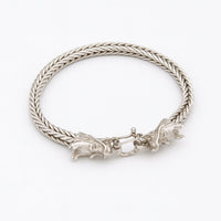 Thumbnail for Dragón Dual Poder 21cm — Silver Bracelet 950 - nativosjewelry