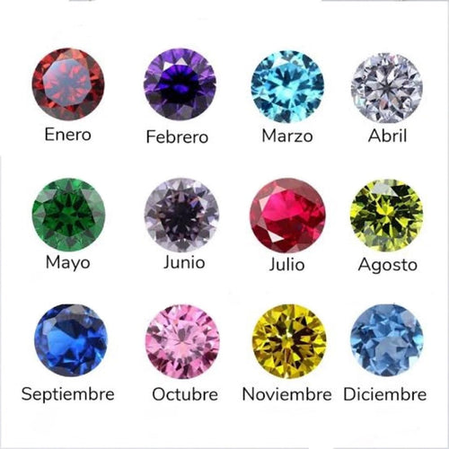 Esclava con nombre de Plata ley 950 y circonia - nativosjewelry
