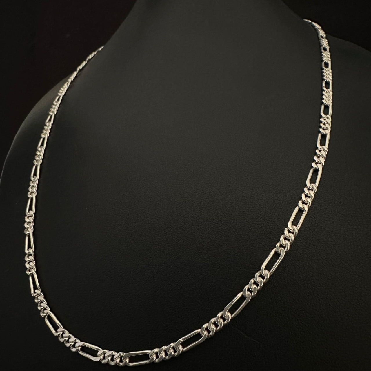 Fígaro 3 mm — Cadena Plata 950 - nativosjewelry