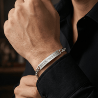 Thumbnail for Fígaro Identidad 6mm — Silver ID Bracelet 950 - nativosjewelry