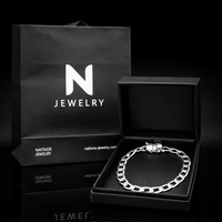 Thumbnail for Hexagonal Precisión 5mm — Silver Bracelet 950 (21cm) - nativosjewelry