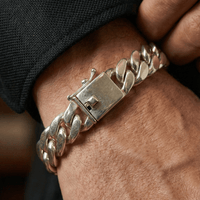 Thumbnail for Lomo Dominio 10mm — Silver Bracelet 950 - nativosjewelry