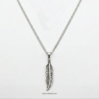 Thumbnail for Pluma — Collar Lomo de Corvina Plata 950 - nativosjewelry